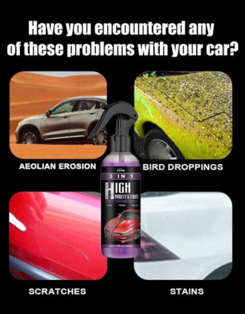 3 in 1 Car Shine/Scratch Spray ( Pack Of 2 ) - Lootokart