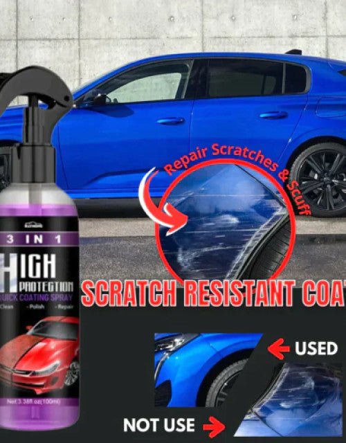 3 in 1 Car Shine/Scratch Spray ( Pack Of 2 ) - Lootokart