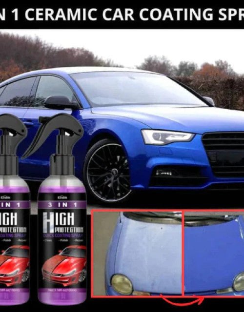 3 in 1 Car Shine/Scratch Spray ( Pack Of 2 ) - Lootokart