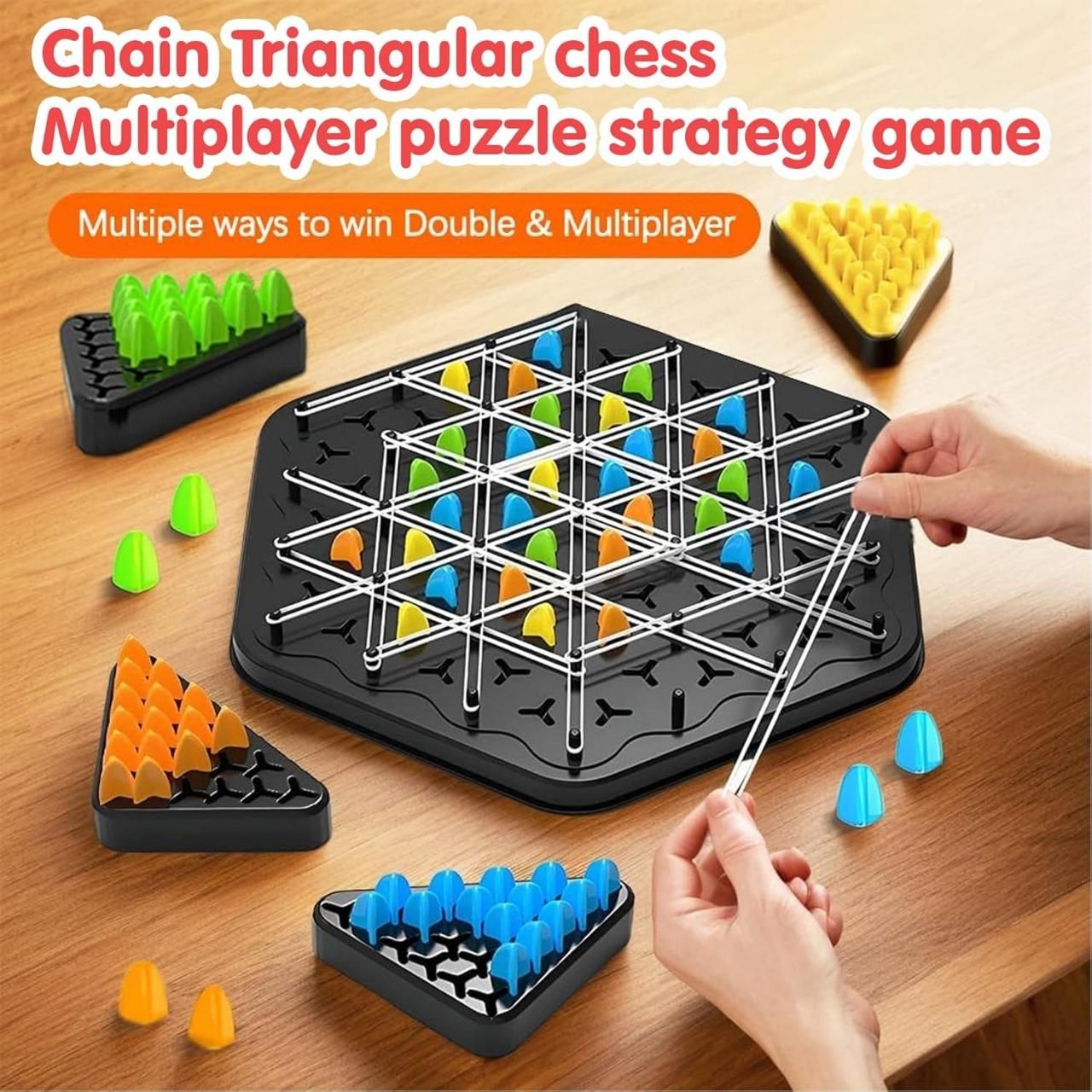 Chain Triangle Chess Game - Lootokart