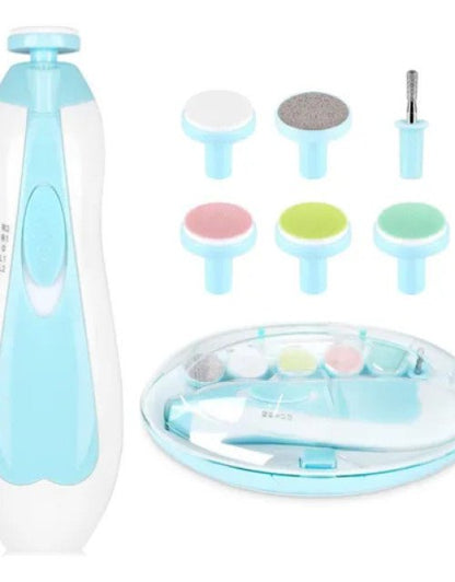 Baby Electric Nail File with LED Light – Quiet & Painless Nail Clipper for Infants - Lootokart