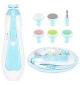 Baby Electric Nail File with LED Light – Quiet & Painless Nail Clipper for Infants - Lootokart