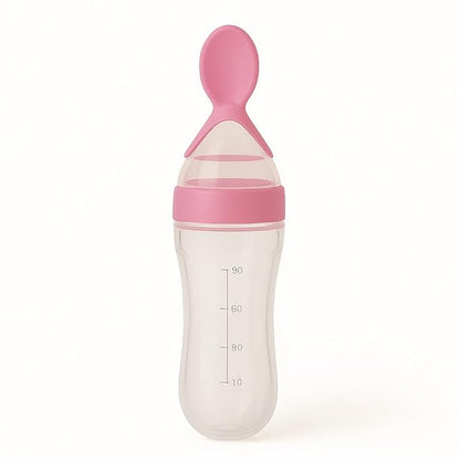 Baby Squeezy Food Grade Silicone Bottle Feeder for Baby Feeding - Lootokart
